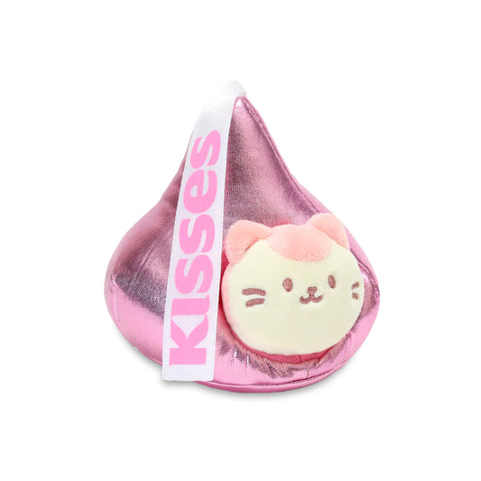 Tomfoolery Toys | Kittiroll Pink Kisses Plush Blanket (Mini)