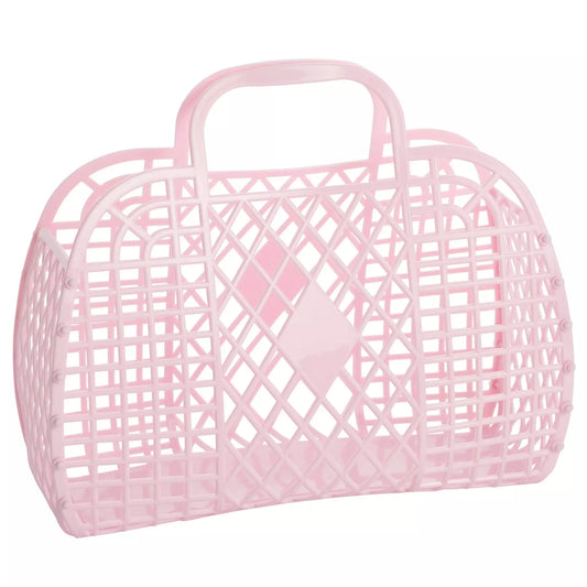 Tomfoolery Toys | Large Retro Basket Jellie Bag