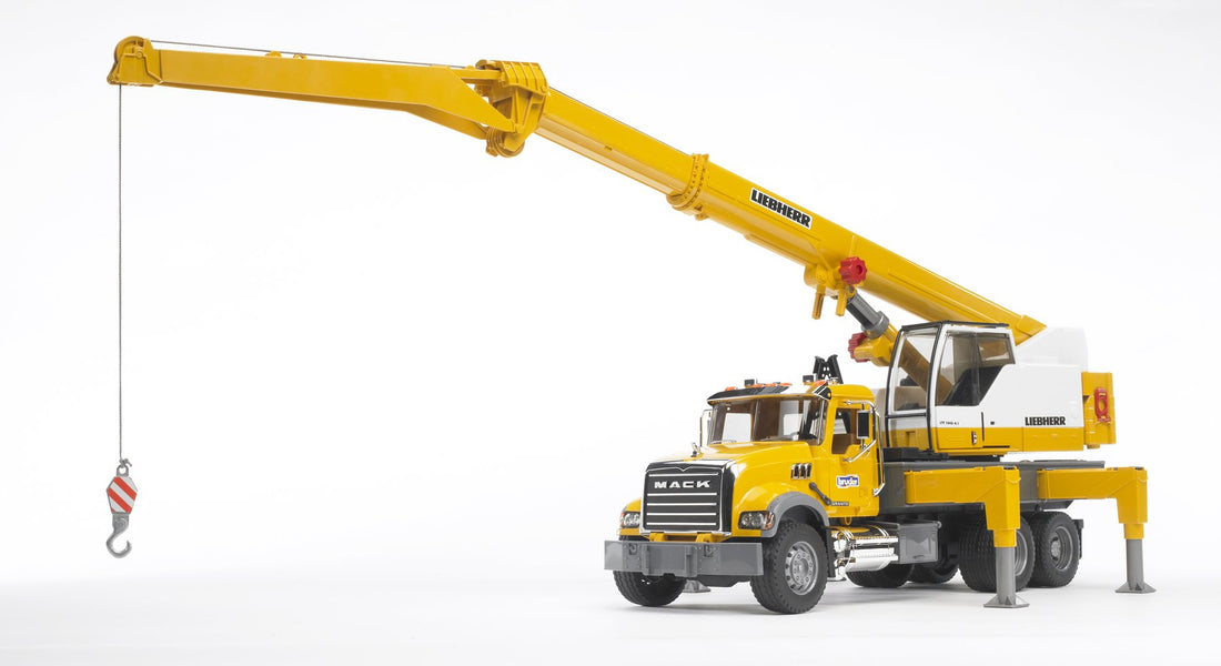 MACK Granite Liebherr Crane Truck Preview #5