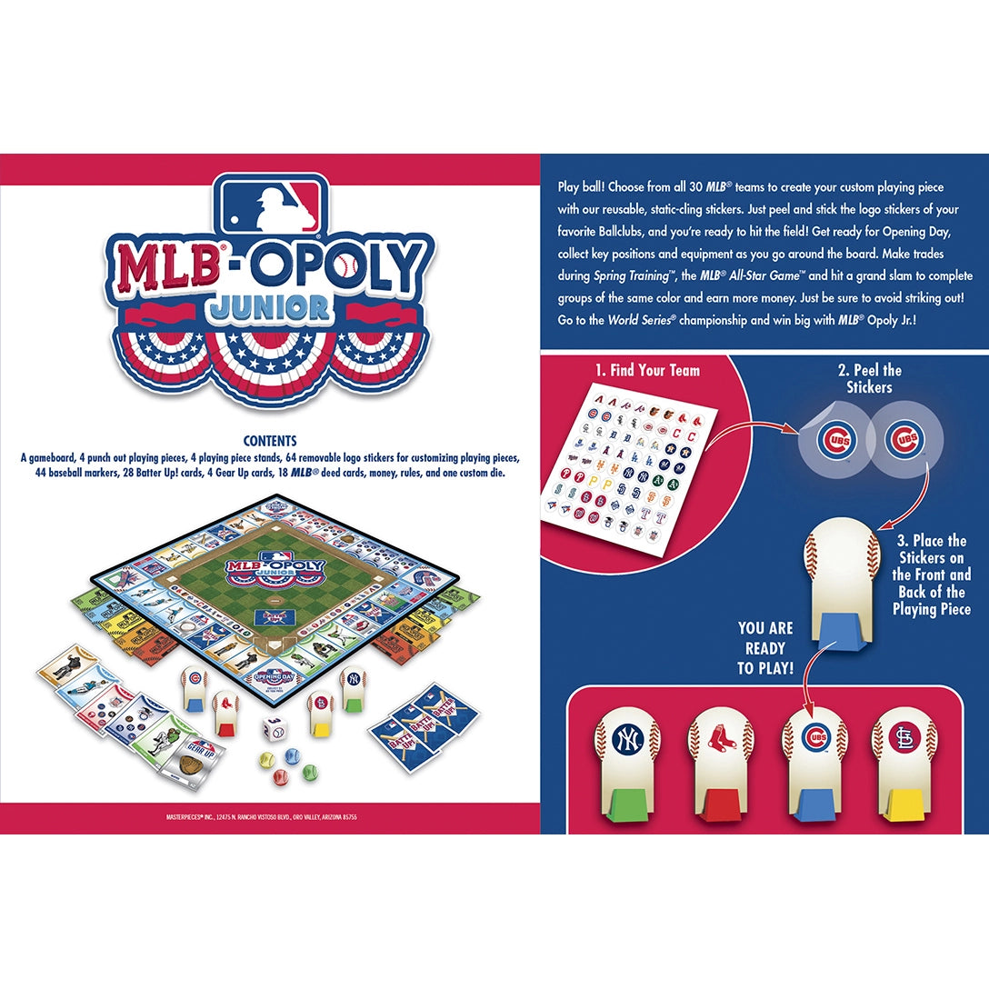 MLB Opoly Jr. Board Game Cover