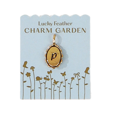 Scalloped Initial Charm Preview #9