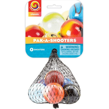 Tomfoolery Toys | Pak-A-Shooters Marbles