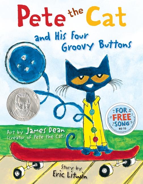Pete the Cat and His Four Groovy Buttons Cover
