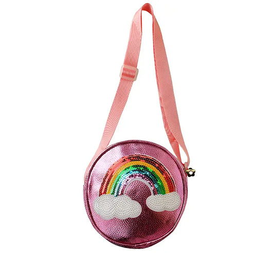 Tomfoolery Toys | Pink Sequin Rainbow Purse