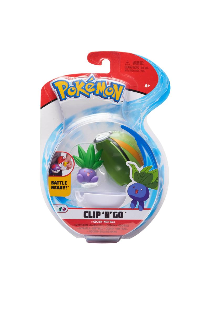 Pokemon Clip N Go - Morpeko Hangry Mode with Poke Ball. - Toy Sense