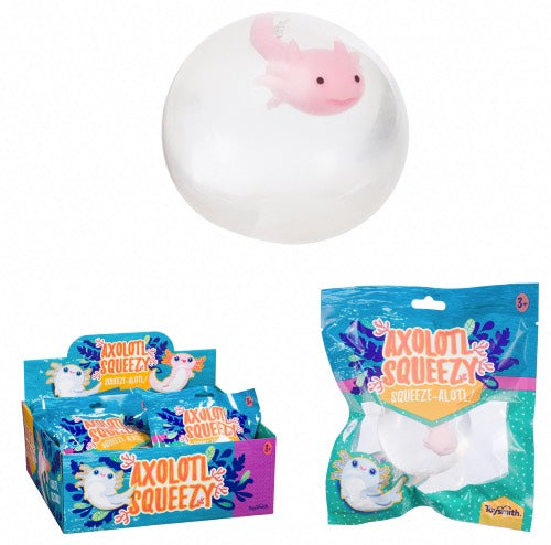 Tomfoolery Toys | Axolotl Squeeze Ball