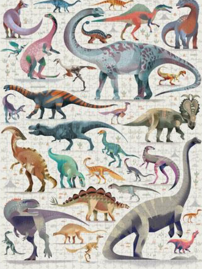 World of Dinosaurs - 750pc Puzzle Preview #1