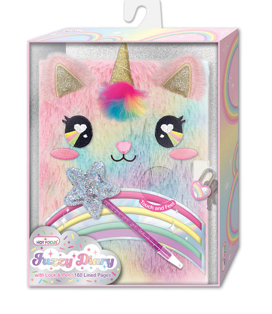 Tomfoolery Toys | Rainbow Fuzzy Diary