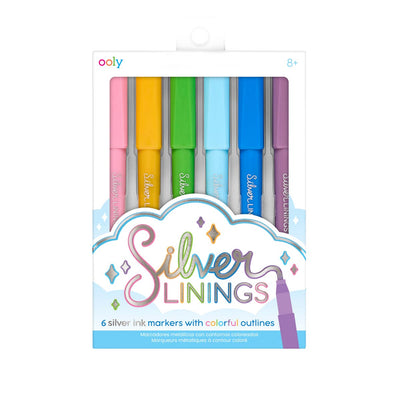 Silver Linings Outline Markers Preview #1