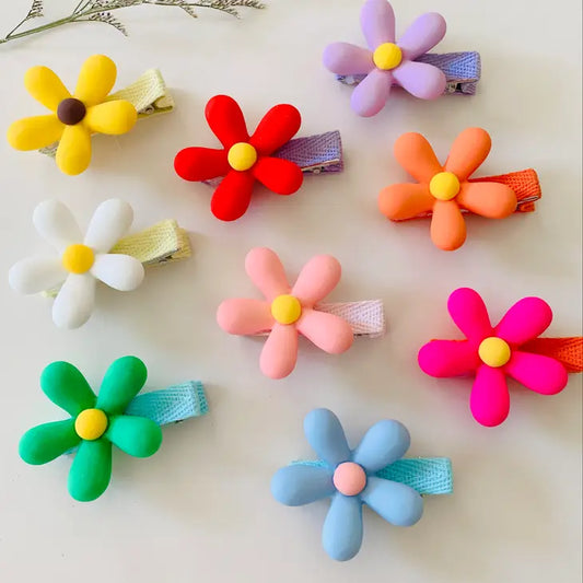 Tomfoolery Toys | Solid Flower Hair Clip