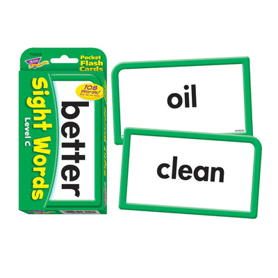 Level C Sight Words Pocket Flash Cards Preview #2