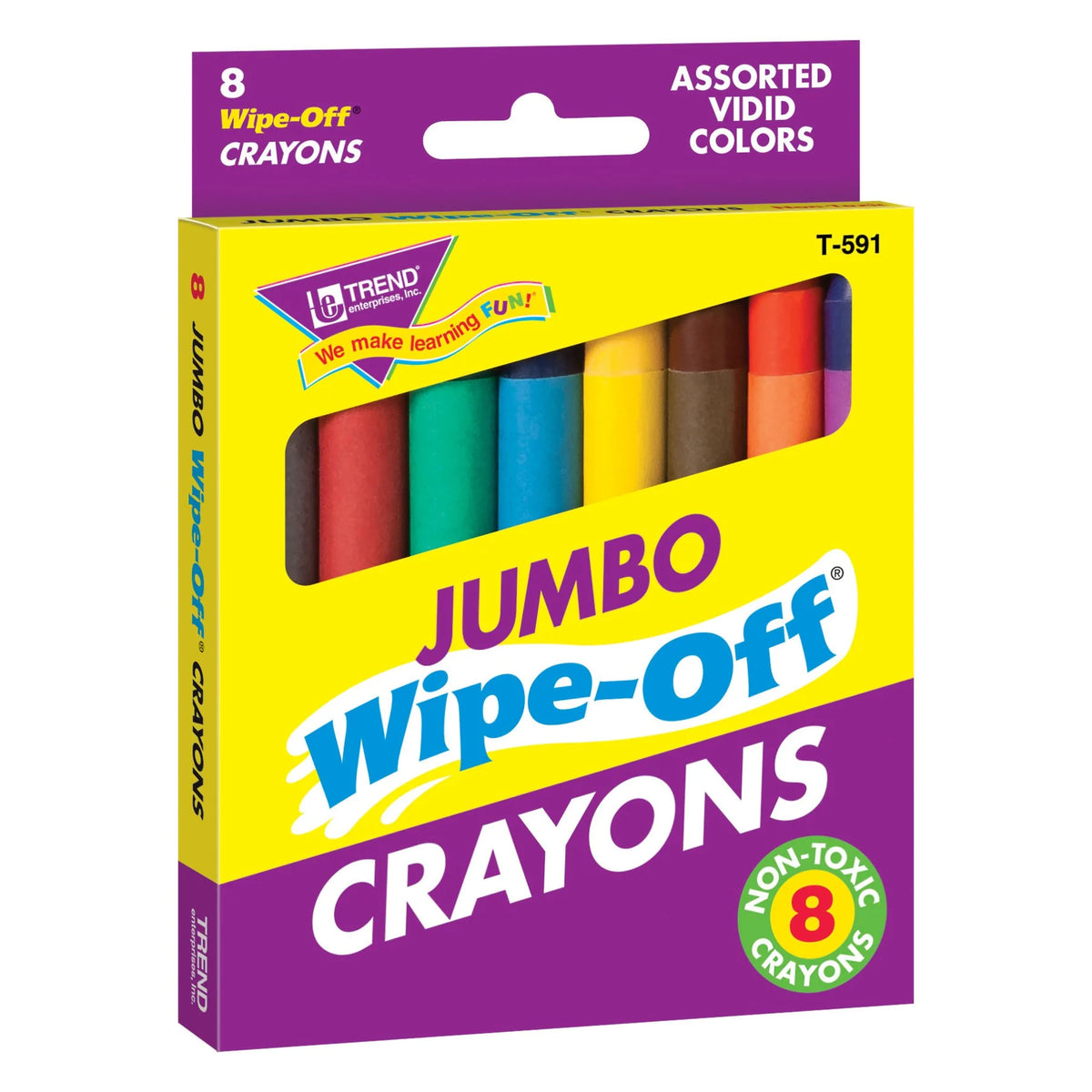 Jumbo Wipe-off Crayons Cover
