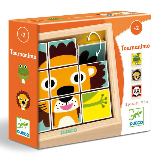 Tomfoolery Toys | Tournanimo Wooden Puzzle