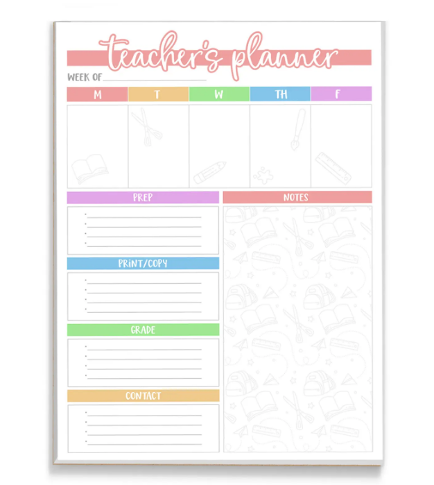Tomfoolery Toys | Teacher Weekly Planner