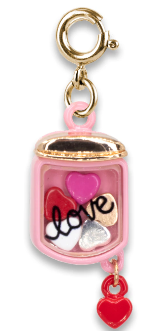 Tomfoolery Toys | Jar of Hearts Shaker Charm