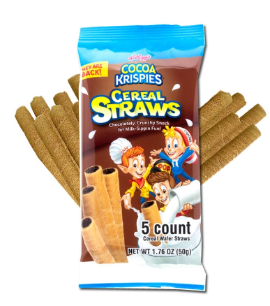 Tomfoolery Toys | Cocoa Krispies Cereal Straws