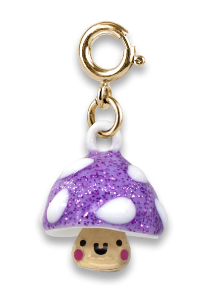 Tomfoolery Toys | Glitter Mushroom Charm