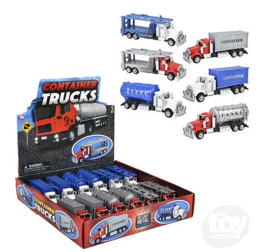 Tomfoolery Toys | Diecast Container Trucks