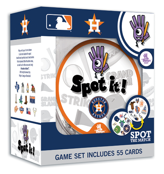 Tomfoolery Toys | Houston Astros Spot It! Card Game