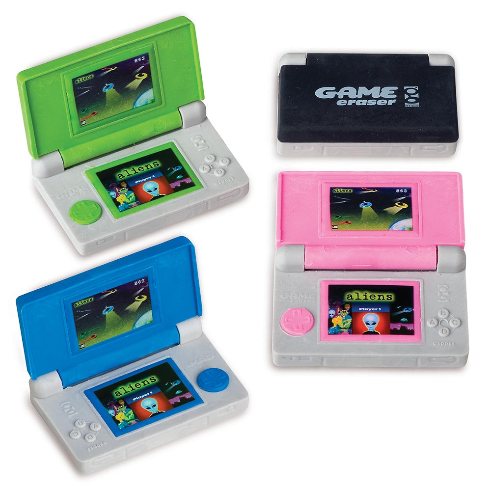 Video Game Erasers Cover