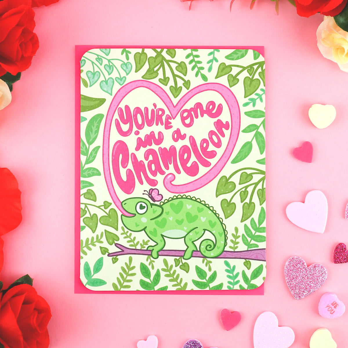 One in a Chameleon Card Cover