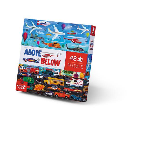 Tomfoolery Toys | Above & Below: Things That Go Puzzle