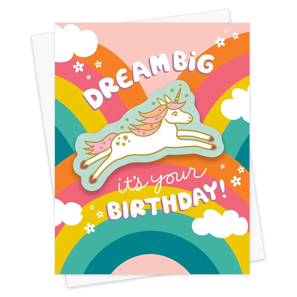 Unicorn Dream Birthday Card Cover