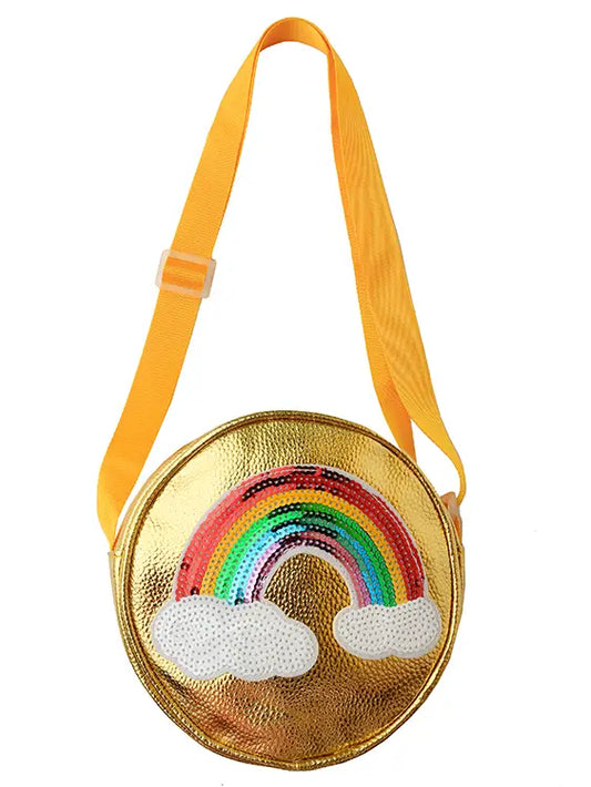 Tomfoolery Toys | Gold Sequin Rainbow Purse