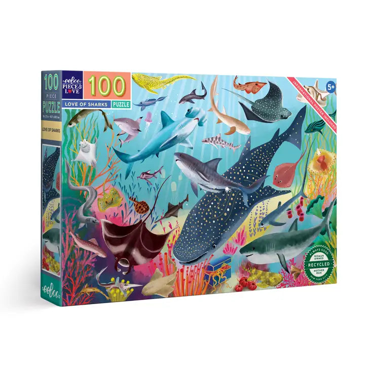 Love of Sharks Puzzle Cover