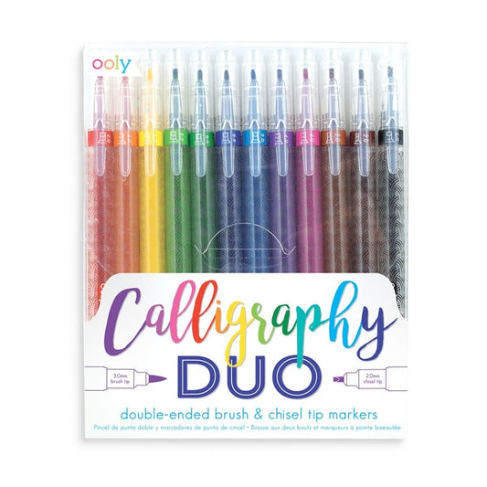 Tomfoolery Toys | Calligraphy Duo Double Ended Markers