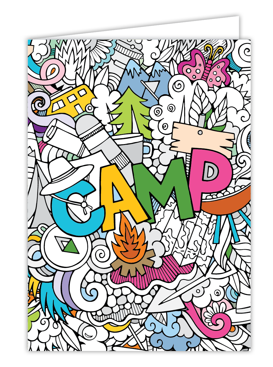 Camp Card with Game Cover
