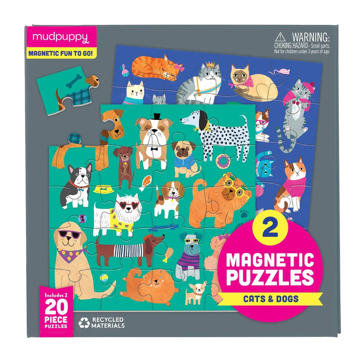 Cats & Dogs Magnetic Puzzles Cover