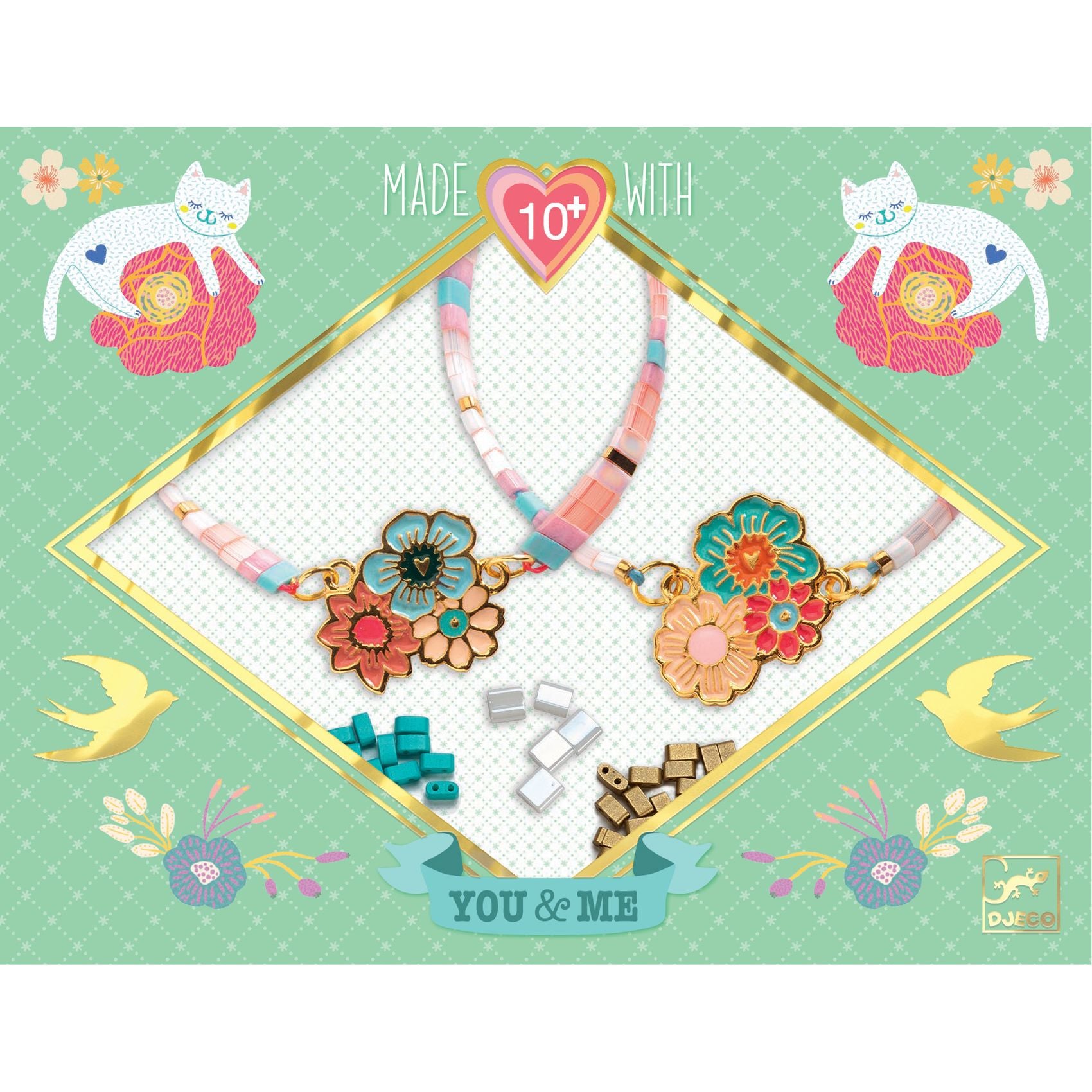 Tomfoolery Toys | Tila & Flowers Jewelry Making Kit