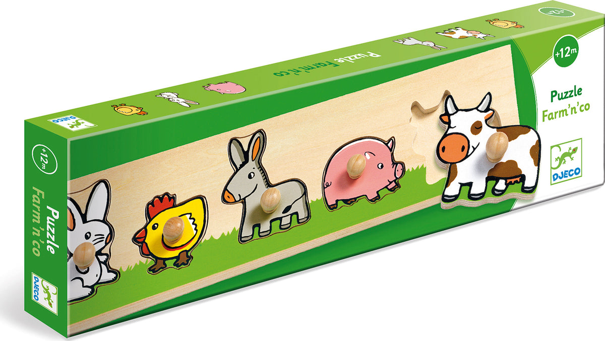 Farm'n'co Wooden Puzzles Cover
