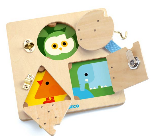 Tomfoolery Toys | Lock Basic Wooden Puzzle