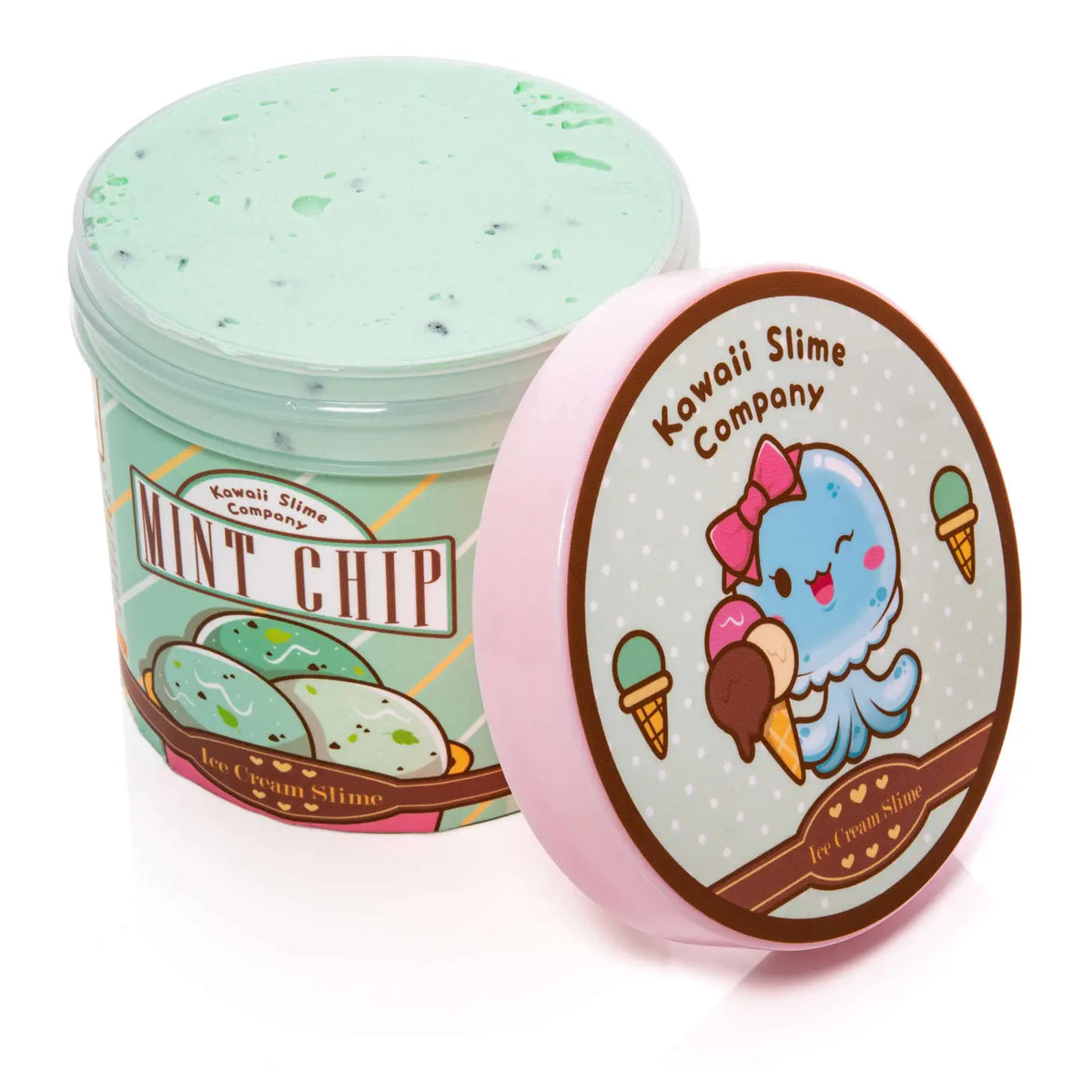 Ice Cream Pint Slime: Mint Chocolate Chip Cover