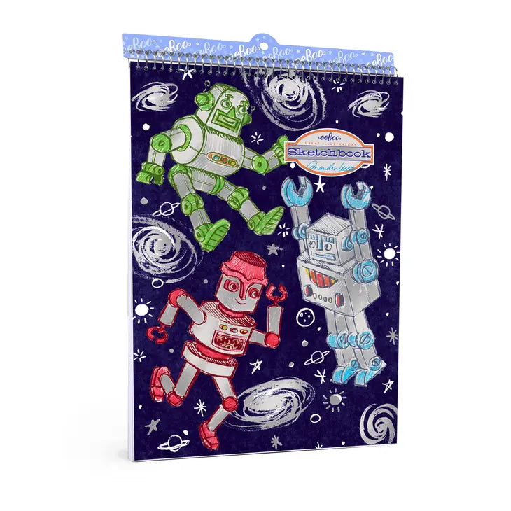 Tomfoolery Toys | Silver Robots Sketchbook