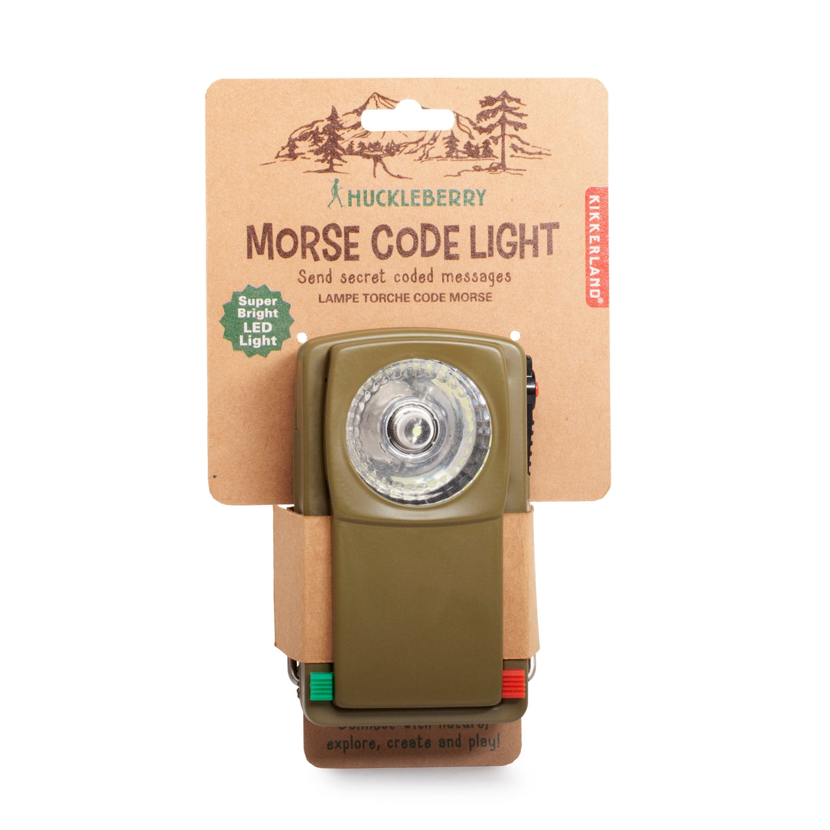 Morse Code Flashlight Cover