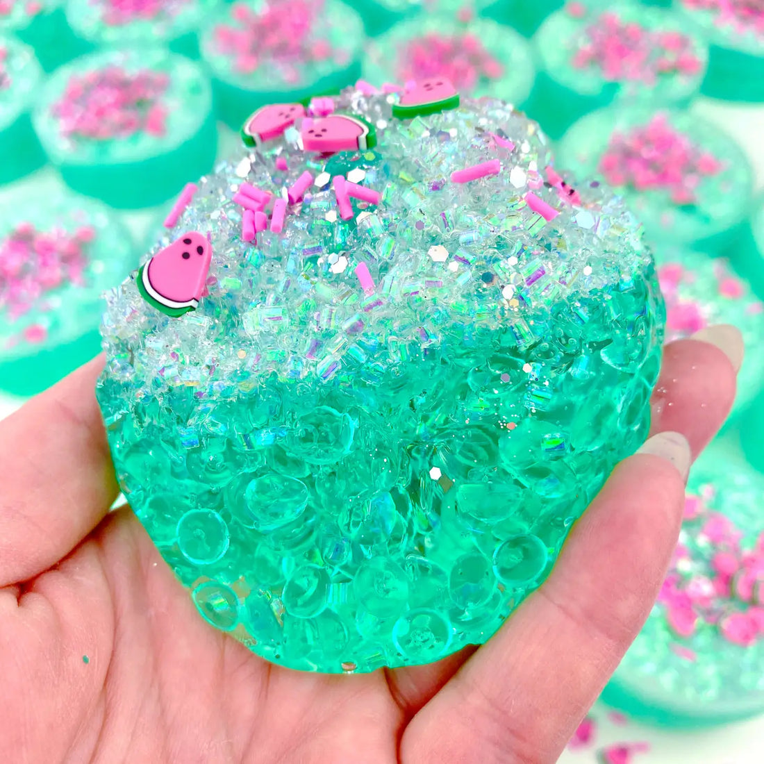 Watermelon Sugar Crunchy Slime – Tomfoolery Toys and Books