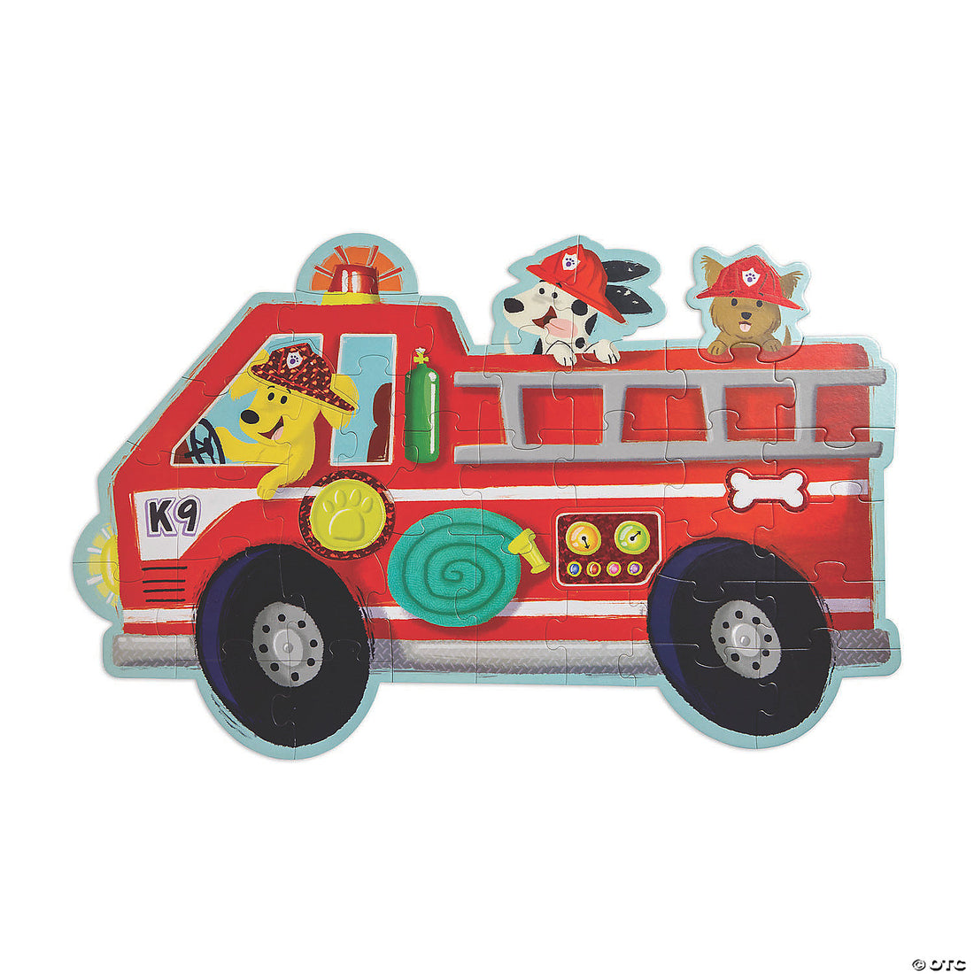 Fire Truck Floor Puzzle Preview #4