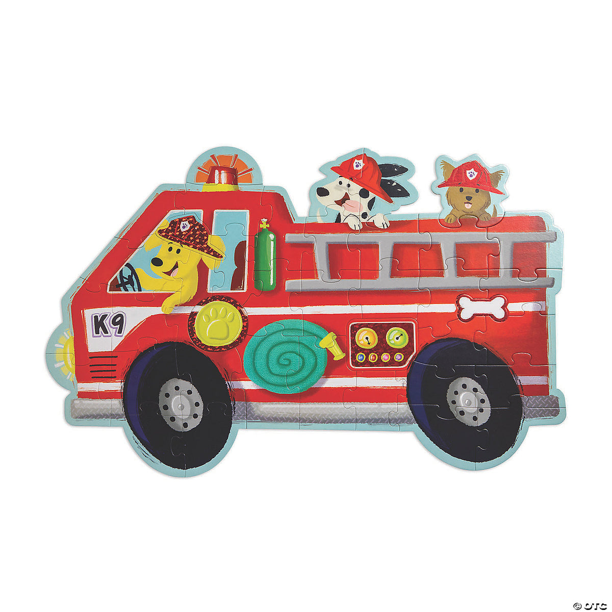 Fire Truck Floor Puzzle Cover