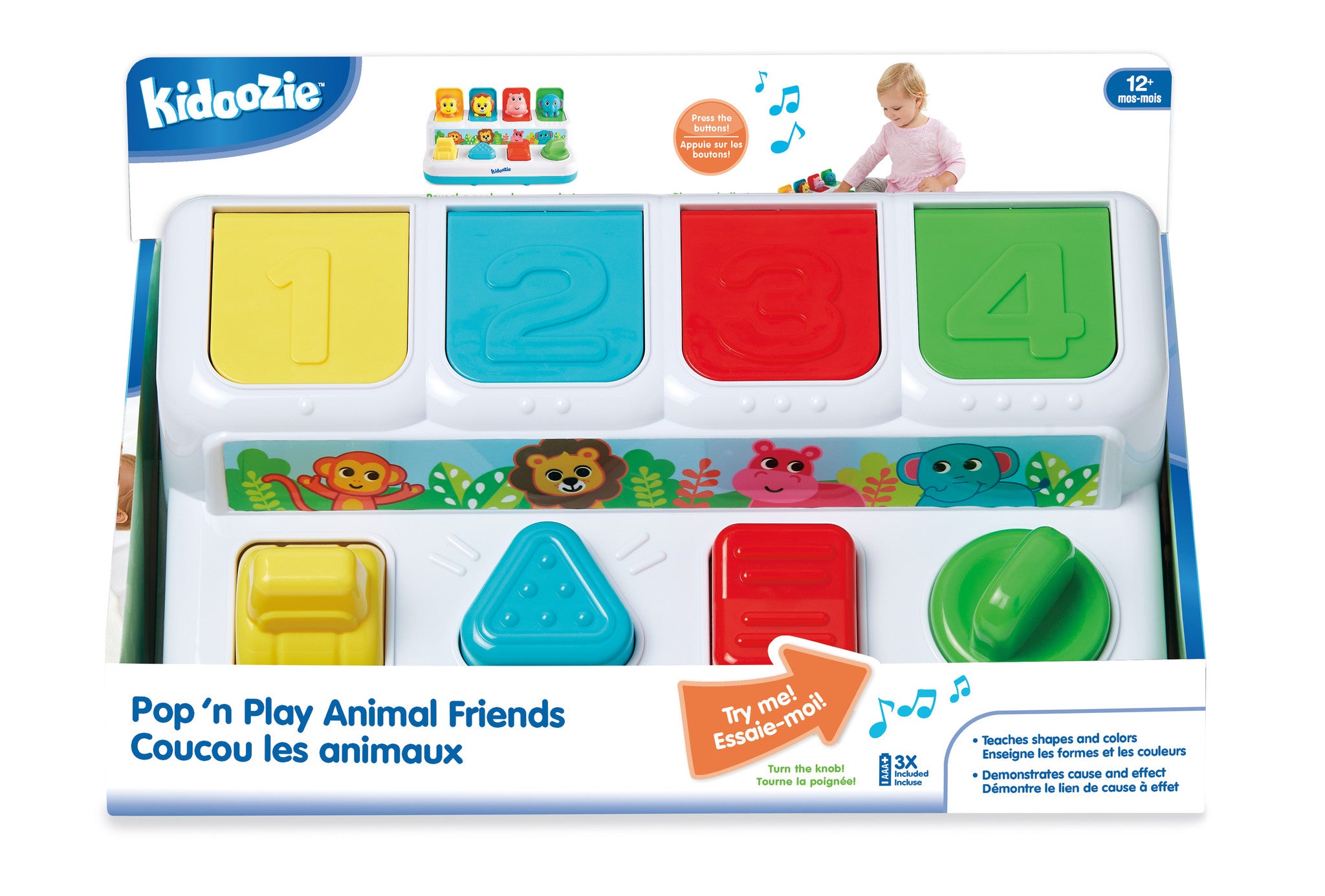 Tomfoolery Toys | Pop 'n Play Animal Friends