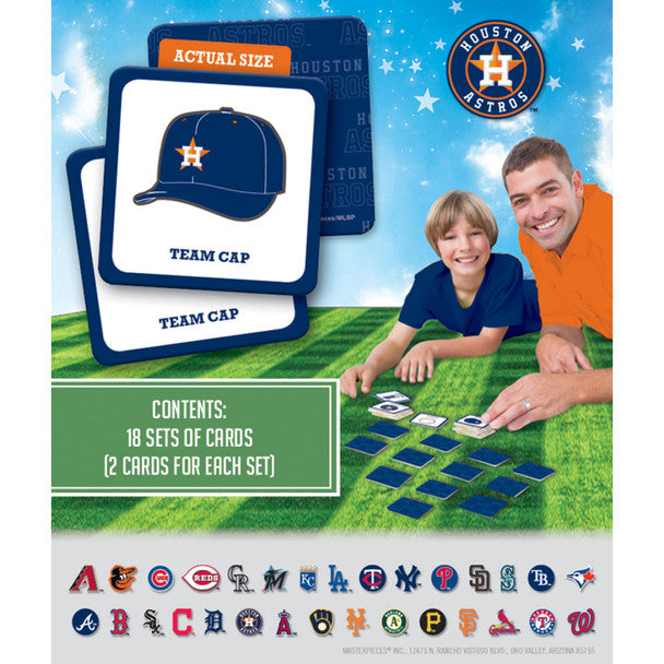 Houston Astros Matching Game Cover