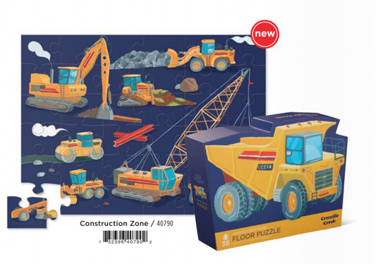 Tomfoolery Toys | Construction Zone: 36pc Puzzle