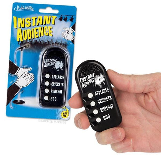 Tomfoolery Toys | Button: Instant Audience