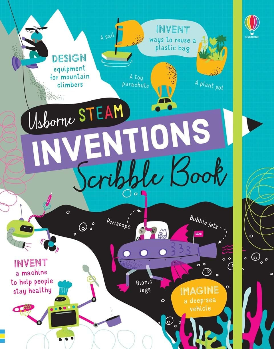 STEAM Inventions Scribble Book Cover