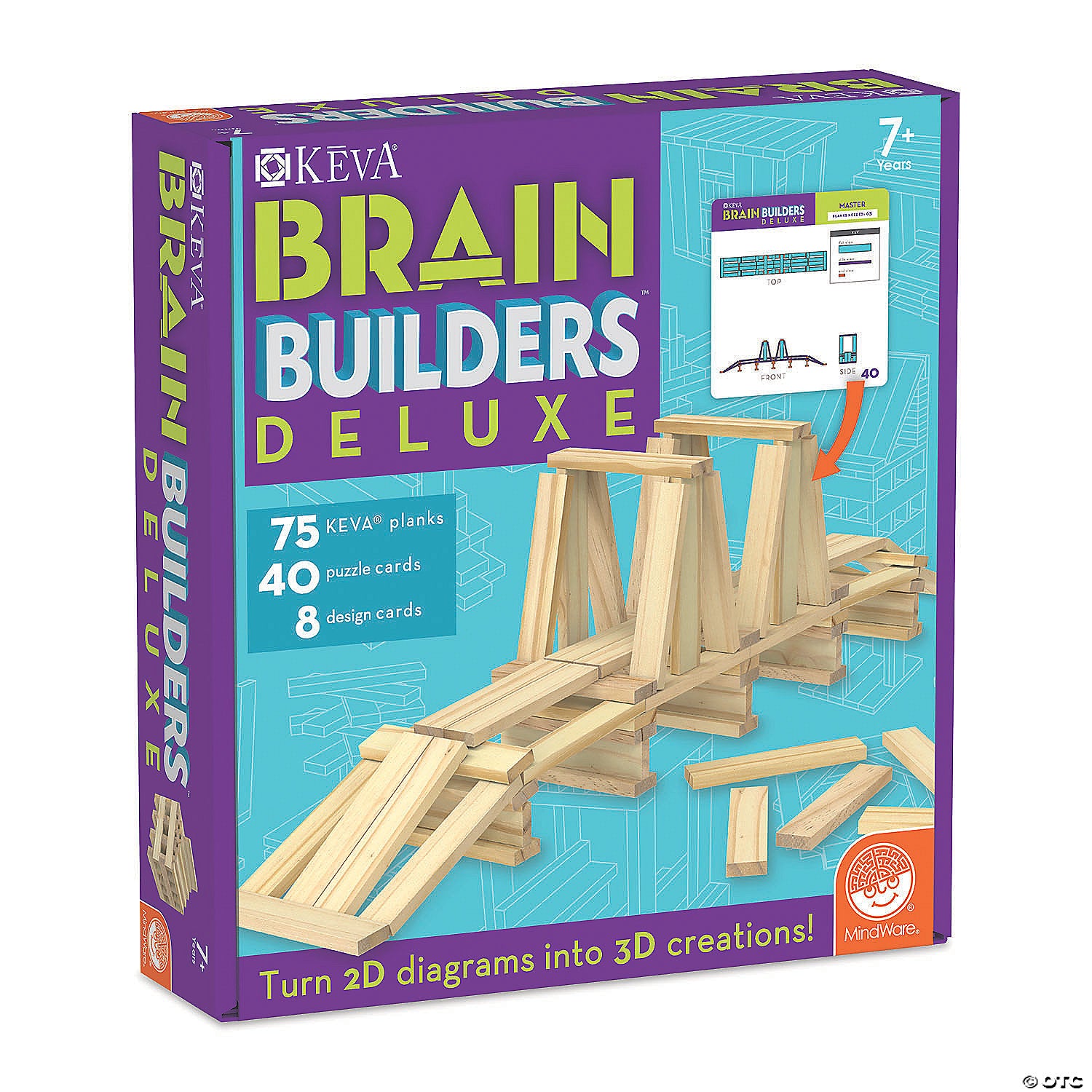 Tomfoolery Toys | Keva Brain Builders Deluxe