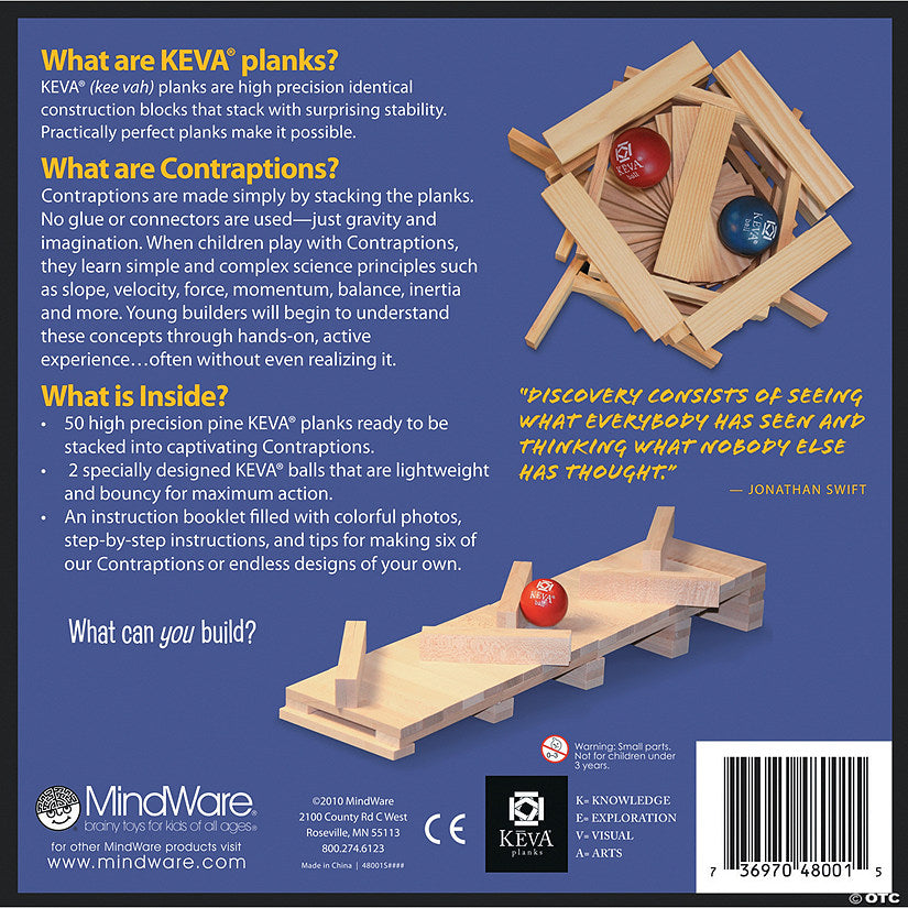 KEVA: Contraptions 50pc Set Cover
