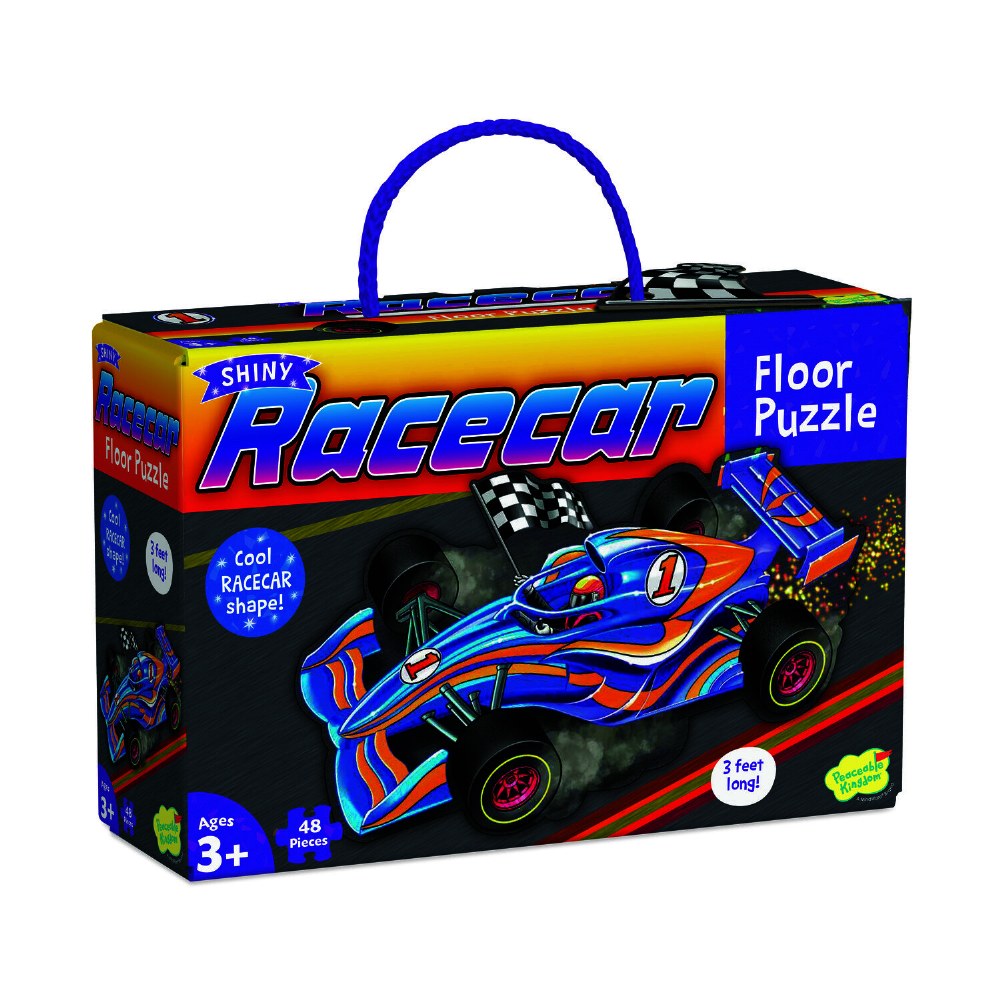Tomfoolery Toys | Racecar Floor Puzzle