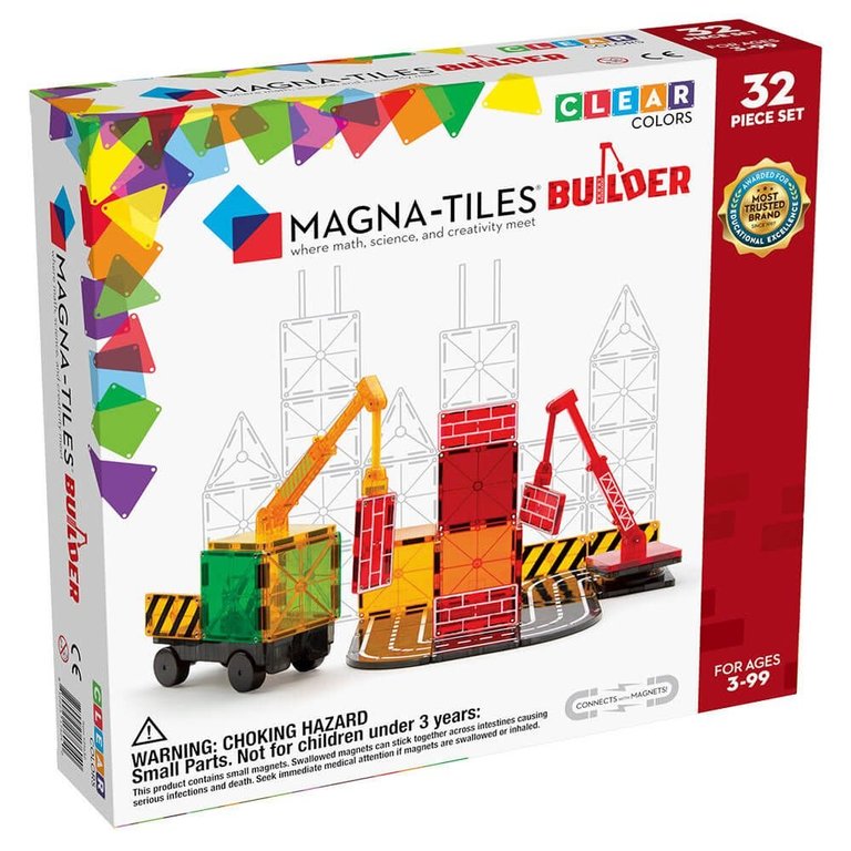Magna-Tiles Builder 32pc Set Cover